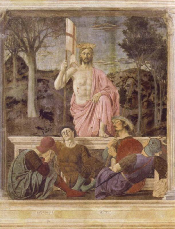 Piero della Francesca The Resurrection of Christ oil painting image
